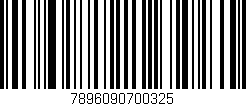 Código de barras (EAN, GTIN, SKU, ISBN): '7896090700325'