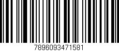 Código de barras (EAN, GTIN, SKU, ISBN): '7896093471581'