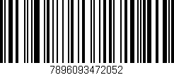 Código de barras (EAN, GTIN, SKU, ISBN): '7896093472052'