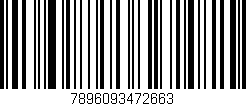 Código de barras (EAN, GTIN, SKU, ISBN): '7896093472663'