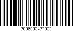 Código de barras (EAN, GTIN, SKU, ISBN): '7896093477033'