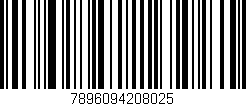 Código de barras (EAN, GTIN, SKU, ISBN): '7896094208025'
