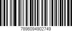 Código de barras (EAN, GTIN, SKU, ISBN): '7896094902749'