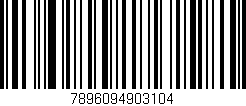 Código de barras (EAN, GTIN, SKU, ISBN): '7896094903104'