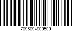 Código de barras (EAN, GTIN, SKU, ISBN): '7896094903500'
