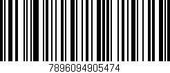 Código de barras (EAN, GTIN, SKU, ISBN): '7896094905474'