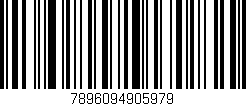 Código de barras (EAN, GTIN, SKU, ISBN): '7896094905979'