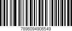 Código de barras (EAN, GTIN, SKU, ISBN): '7896094906549'