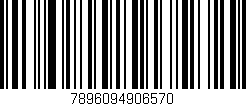 Código de barras (EAN, GTIN, SKU, ISBN): '7896094906570'