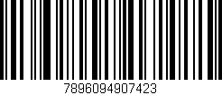 Código de barras (EAN, GTIN, SKU, ISBN): '7896094907423'