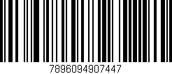 Código de barras (EAN, GTIN, SKU, ISBN): '7896094907447'