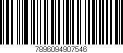 Código de barras (EAN, GTIN, SKU, ISBN): '7896094907546'