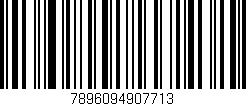 Código de barras (EAN, GTIN, SKU, ISBN): '7896094907713'