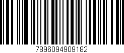 Código de barras (EAN, GTIN, SKU, ISBN): '7896094909182'
