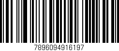 Código de barras (EAN, GTIN, SKU, ISBN): '7896094916197'