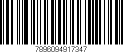 Código de barras (EAN, GTIN, SKU, ISBN): '7896094917347'