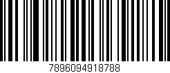 Código de barras (EAN, GTIN, SKU, ISBN): '7896094918788'