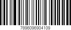 Código de barras (EAN, GTIN, SKU, ISBN): '7896096904109'