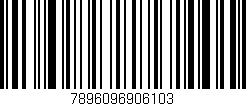 Código de barras (EAN, GTIN, SKU, ISBN): '7896096906103'