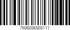 Código de barras (EAN, GTIN, SKU, ISBN): '7896096909111'