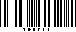 Código de barras (EAN, GTIN, SKU, ISBN): '7896098200032'