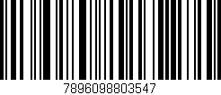 Código de barras (EAN, GTIN, SKU, ISBN): '7896098803547'