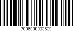Código de barras (EAN, GTIN, SKU, ISBN): '7896098803639'