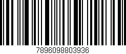 Código de barras (EAN, GTIN, SKU, ISBN): '7896098803936'