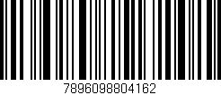 Código de barras (EAN, GTIN, SKU, ISBN): '7896098804162'