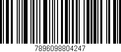 Código de barras (EAN, GTIN, SKU, ISBN): '7896098804247'