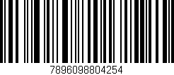 Código de barras (EAN, GTIN, SKU, ISBN): '7896098804254'