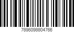 Código de barras (EAN, GTIN, SKU, ISBN): '7896098804766'