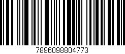 Código de barras (EAN, GTIN, SKU, ISBN): '7896098804773'
