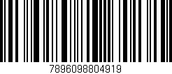 Código de barras (EAN, GTIN, SKU, ISBN): '7896098804919'