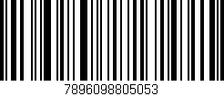 Código de barras (EAN, GTIN, SKU, ISBN): '7896098805053'