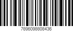 Código de barras (EAN, GTIN, SKU, ISBN): '7896098808436'