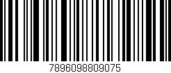 Código de barras (EAN, GTIN, SKU, ISBN): '7896098809075'