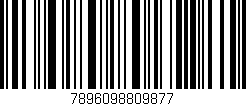 Código de barras (EAN, GTIN, SKU, ISBN): '7896098809877'