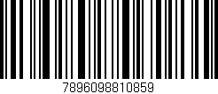 Código de barras (EAN, GTIN, SKU, ISBN): '7896098810859'