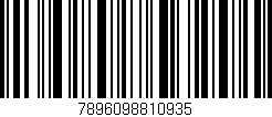 Código de barras (EAN, GTIN, SKU, ISBN): '7896098810935'