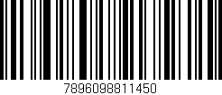 Código de barras (EAN, GTIN, SKU, ISBN): '7896098811450'