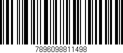 Código de barras (EAN, GTIN, SKU, ISBN): '7896098811498'