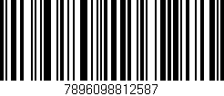 Código de barras (EAN, GTIN, SKU, ISBN): '7896098812587'