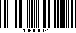 Código de barras (EAN, GTIN, SKU, ISBN): '7896098906132'