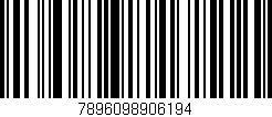 Código de barras (EAN, GTIN, SKU, ISBN): '7896098906194'