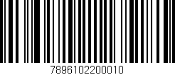 Código de barras (EAN, GTIN, SKU, ISBN): '7896102200010'