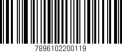 Código de barras (EAN, GTIN, SKU, ISBN): '7896102200119'