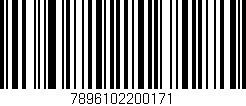 Código de barras (EAN, GTIN, SKU, ISBN): '7896102200171'