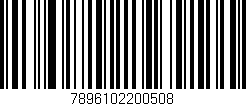 Código de barras (EAN, GTIN, SKU, ISBN): '7896102200508'