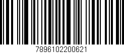 Código de barras (EAN, GTIN, SKU, ISBN): '7896102200621'